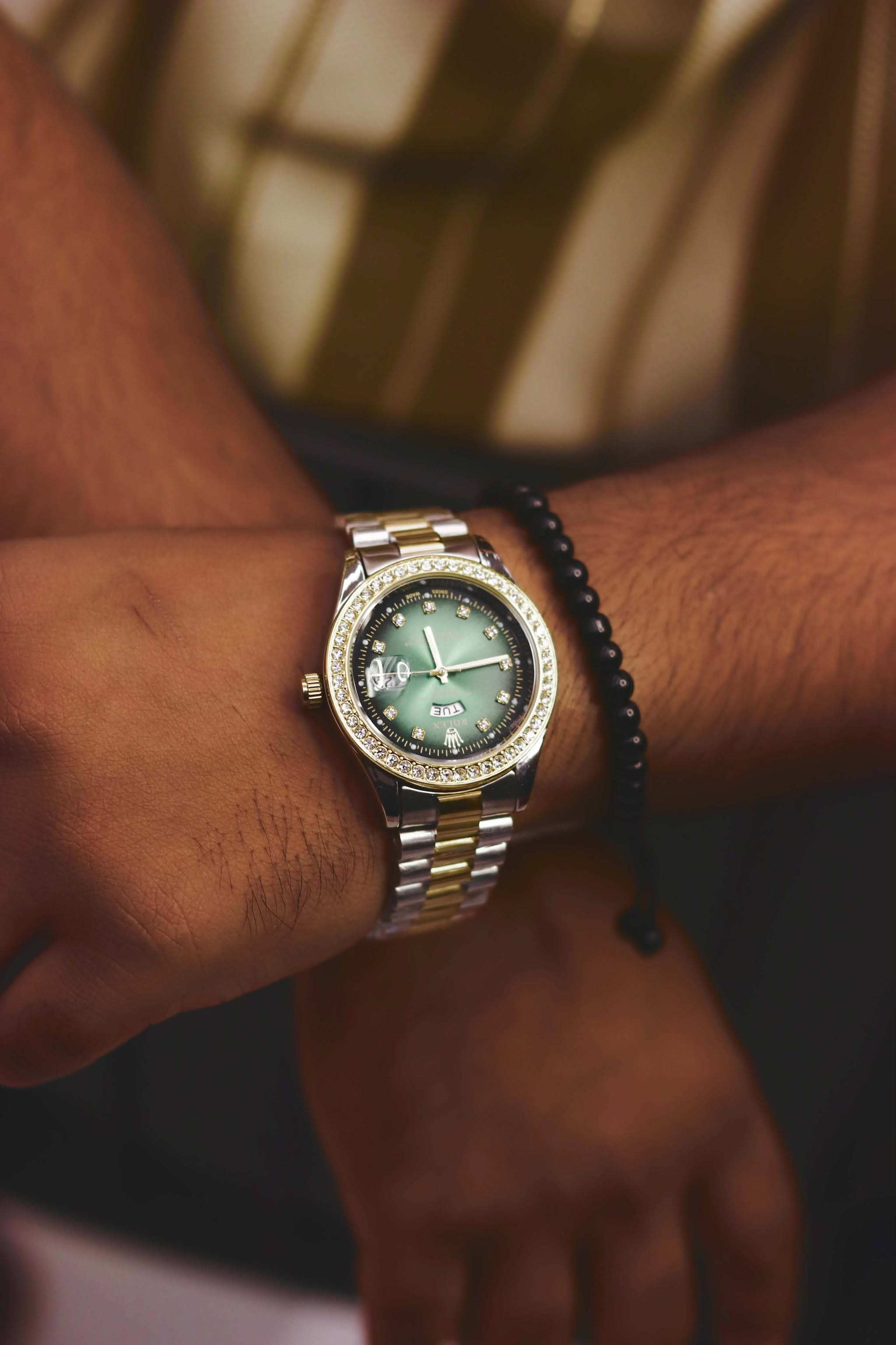 ROLEX MAN STONE WTACH